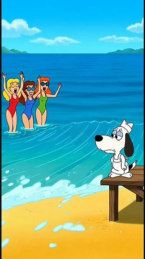 Droopy's Accidental Lifeguard Fail! 🌭😂 Cannonball Chaos Ensues!