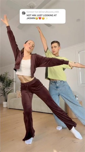 This remix hits different! 🩷 Viral TikTok dance trend 🤭 | Jasmin and James #shorts #dance