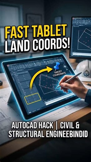 Stop Manually Entering Coordinates in AutoCAD! 🛑