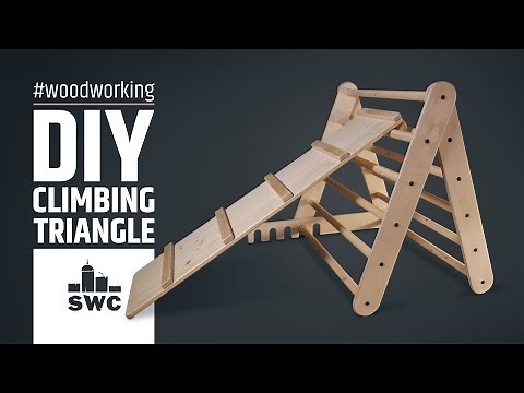 How to make a DIY Pikler climbing triangle