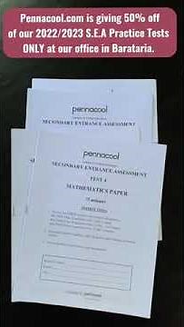 See SEA Results with pennacool practice test! 50% Discount for 1 week only