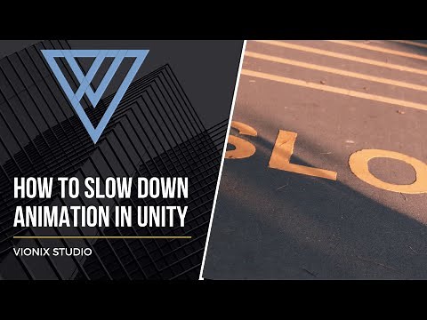 Slow down Animation in Unity