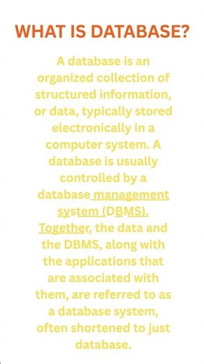 What is a Database?- DAY3 | Explained Simply in 10 Seconds | ✨#shortsfeed #ytshorts #trending #viral