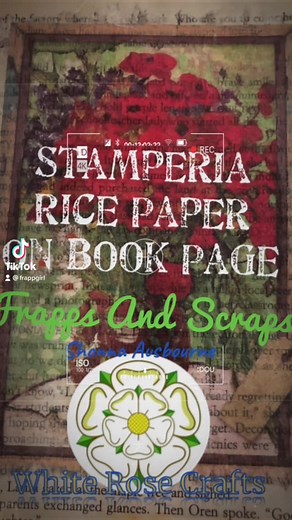 1K views · 12 reactions | I am absolutely loving this rice paper in my journal #artjournal #stamperia #ricepaper #youtube #junkjournal #frappsandscraps #decoupage #whiterosecrafts #art #papercraft #atelierdesarts #dtp #fun #paper #papertear @whiterosecraftsusa @stamperia | Frapps & Scraps | Facebook
