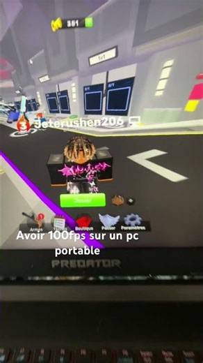 Pov avoir 100fps sur pc portable 🥳