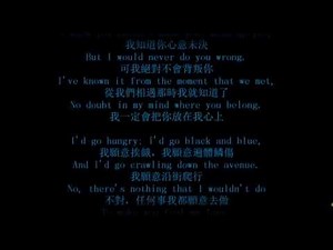 Adele-Make You Feel My Love 讓你感受到我的愛(中英歌詞)