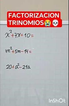 Factoring Trinomials
