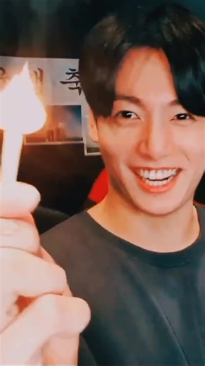 Jin's Birthday Celebration - Lighting & Blowing Birthday Candle