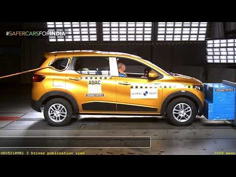 Four star adult crash test performance for Renault Triber