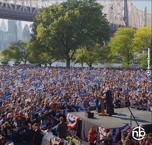 272K views · 7.7K reactions | Frente a 25 mil personas en Nueva York, Alexandria Ocasio-Cortez le dedicó tremendo discurso a Bernie Sanders. | NB | Facebook