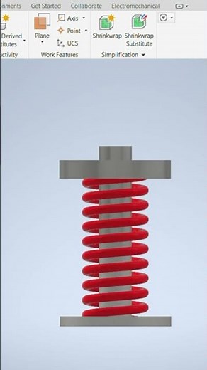 Tutorial animation spring autodesk inventor