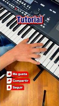 Modo Tutorial- Si ya no te vuelvo a verr #musicaparabailar#quebraditas#piano#teclados #bailar