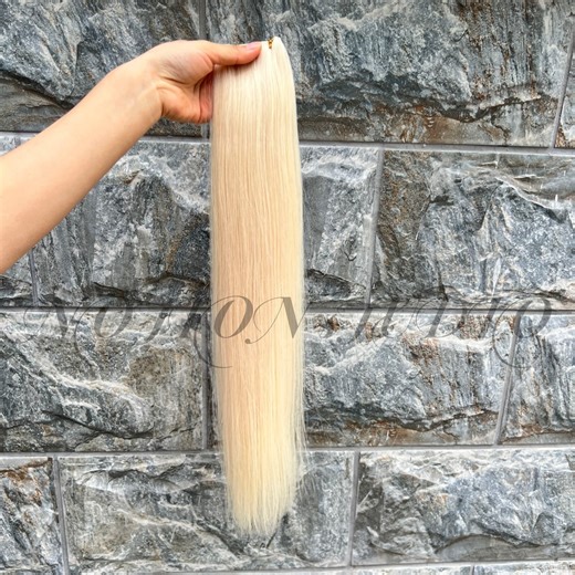 24 Inch Genius Weft Russian Hair Extensions 20" #24A Hand Tied - Etsy Canada