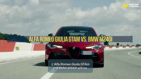 alfa romeo giulia gtam vs bmw m240i xdrive, il brivido incontra la praticità
