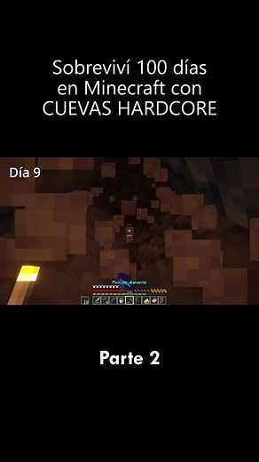 Sobreviví 100 DÍAS en Minecraft con CUEVAS HARDCORE