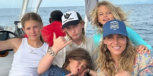 Elsa Pataky disfruta de unas vacaciones en la playa con Chris Hemsworth e hijos