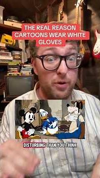The disturbing reason why cartoon characters wear white gloves #movies #cinema #animation #disney