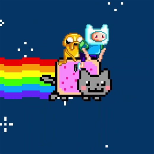 Nyan cat (idk im half asleep)