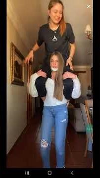 Shoulder ride one minute challenge
