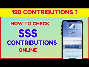 Paano I-check ang SSS Contributions Online 2026 | How to Check 120 Contributions SSS Online?