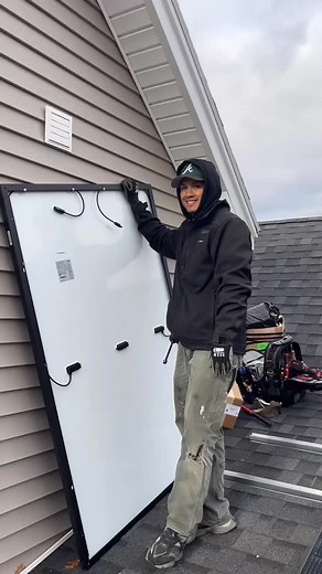 Solar Skool: How To Install A Solar Panel In this video, @chinoalphaa walks you through how to install a solar module so you don’t have “danglers”, which will cause a failed inspection. This method ensures that no wires are touching the roof, ensuring no fire risk to homeowners and less risk facing your solar business. | Harvey Woods, LLC | Facebook