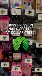 Kiss nails at Dollar Tree for only $1.25 😱#dollartree #dollartreefinds #nails | One Cute Couponer