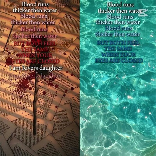 Blood runs thicker than water lyrics