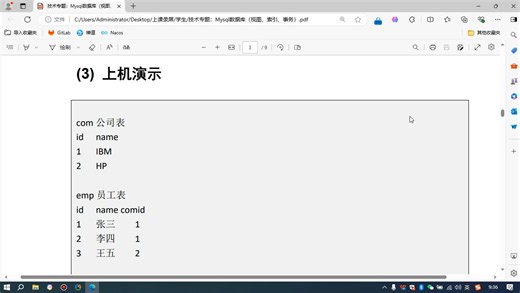 Mysql数据库（视图）