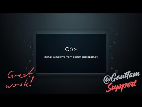 Stealth Install: Windows Deployment via Command Prompt | install windows from command promt