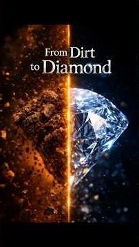 The Shocking Truth: Diamonds Start as THIS | From Raw to Real #shorts