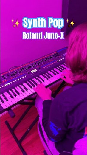 ✨ 80’s Inspired Synth | Roland Juno-X #music #synth #synthesizer #synthpop #electronicmusic #roland