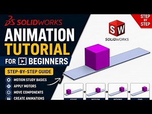 SolidWorks Animation Tutorial for Beginners | Step-by-Step Motion Study Guide 🚀