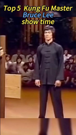 Top 5 Kung Fu Master Bruce Lee show time #BruceLee #KungFuMaster #MartialArts