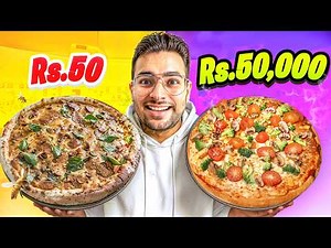 Eating From Rs 50 To Rs 50,000 Food Challenge