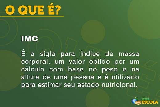 O que é IMC? - Brasil Escola