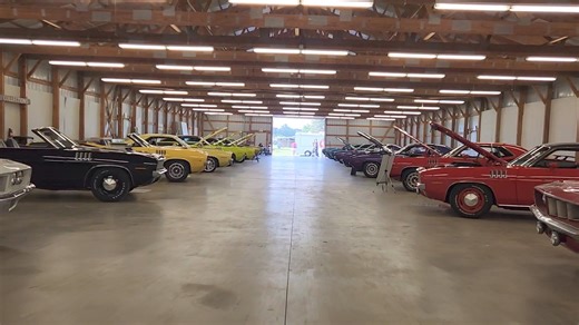 The unbelievable display of '71 Cudas at Mopars in the Park. | Lost Muscle Cars