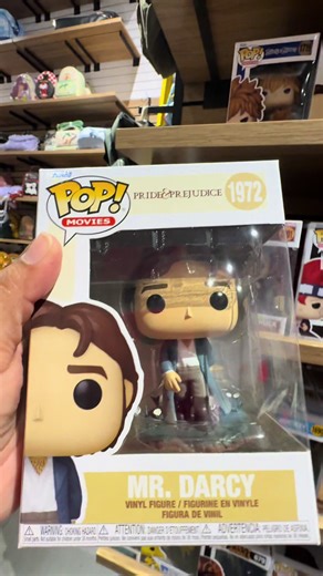 Mr. Darcy Funko Pops from Pride and Prejudice