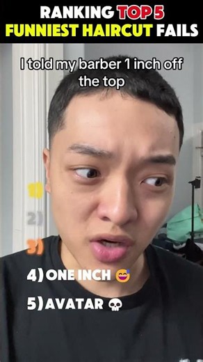 Ranking Top 5 Funniest Haircut Fails #fails #comedy
