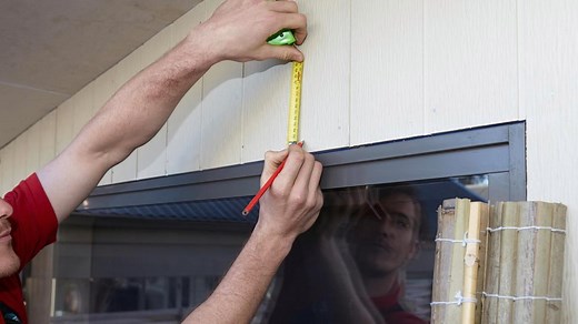 How To Install Outdoor Bamboo Blinds  - Bunnings Australia