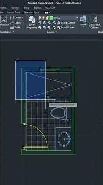 toilet block with furniture arrangement with help of yqarch plugin #autocad #design