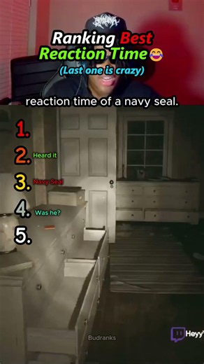 Ranking best reaction times #ranking #funny #scary #reactiontime