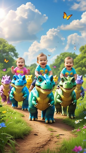 Colorful Dinosaurs for Kids: Fun and Learning