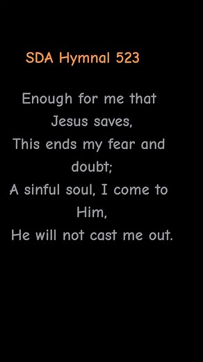 SDA Hymnal 523 - I Need No Other Evidence