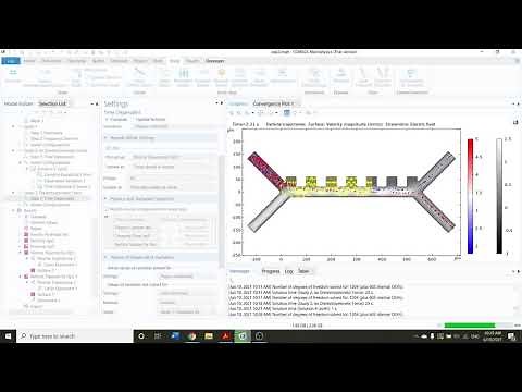 COMSOL Simulation: Dielectrophoretic Separation Platelets from Red Blood Cells