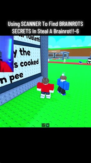 Discover Brainrot Secrets Using SCANNER in Gameplay