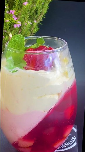 Strawberry Jelly Parfait