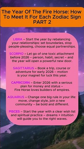 The Year Of The Fire Horse: How To Meet It For Each Zodiac Sign (PART 2)