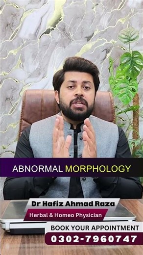 Men's Fertility The Impact of Sperm Morphology | DrAhmad Raza #infertility #spermcount #morphology