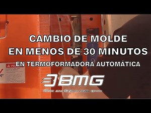 ¿COMO LO HACEN? Cambio de Molde en Termoformadora BROWN en menos de 30 minutos