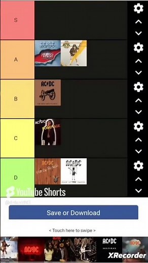 All Ac/Dc Albums Ranked! #acdc #acdcfans